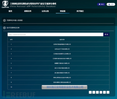 权威认可 | 海云安实力入选工信部&ampquot;CAPPVD安全漏洞库技术支撑单位&ampquot; - FreeBuf网络安全行业门户
